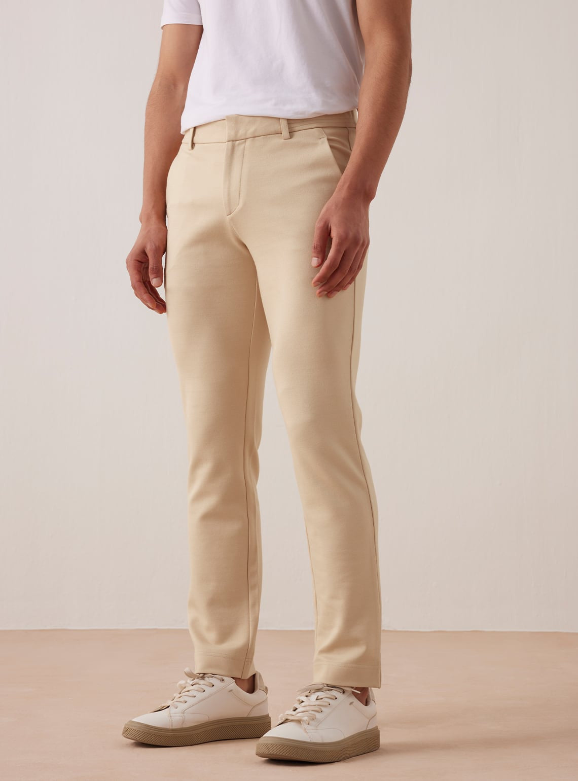 Almond Triblend Trouser