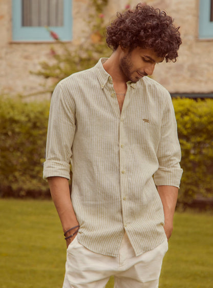 Classic Khaki Linen