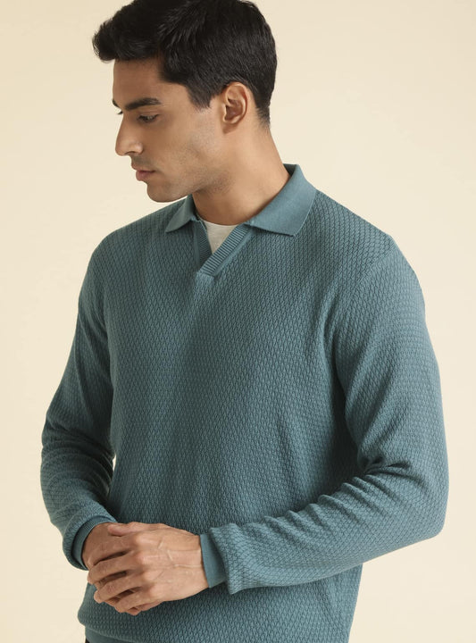 Teal Blue Sweater