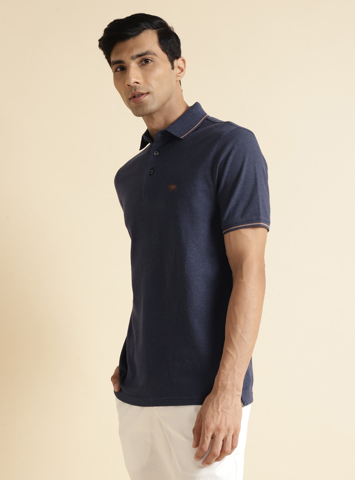 Ultramarine Melange Polo