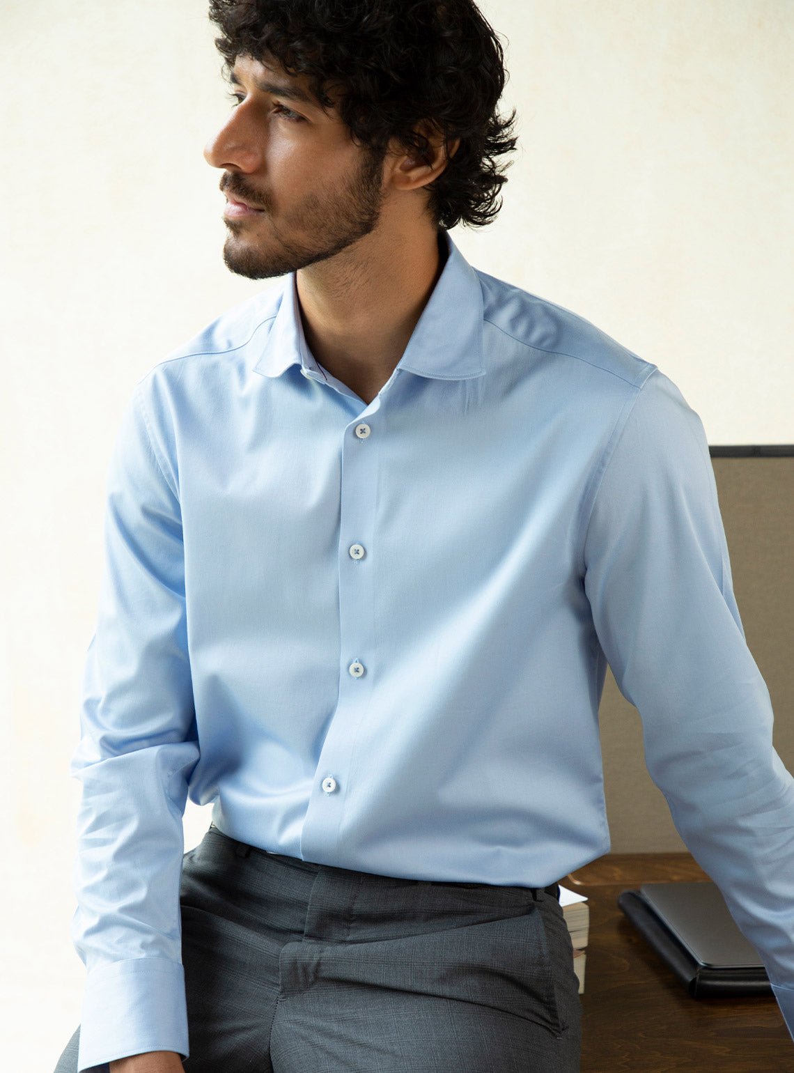 Steel Blue Shirt