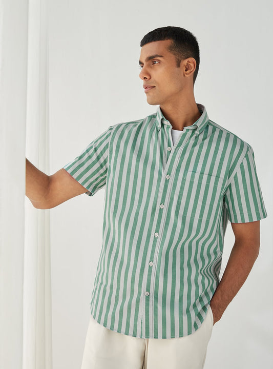 Vista Green Stripe - Half