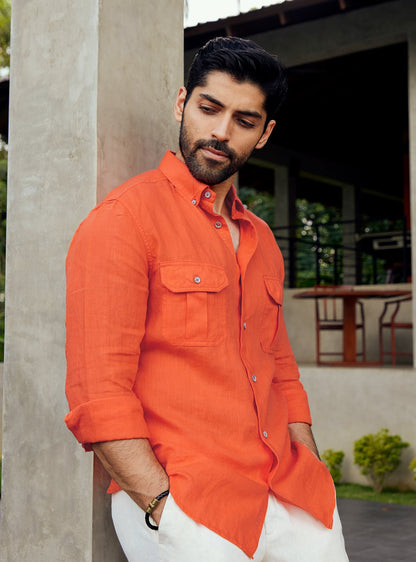 Vivid Saffron Shirt