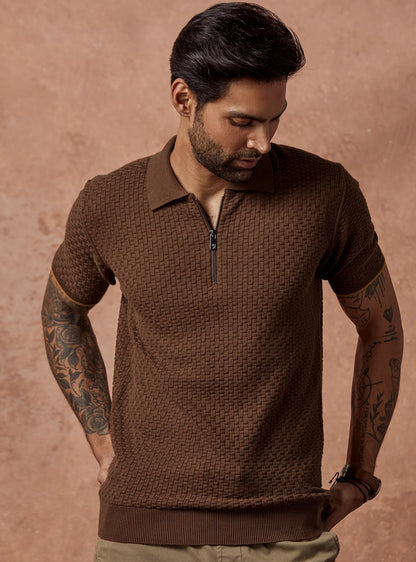 Cable Brown Polo