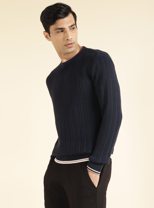 Prussian Blue Pullover