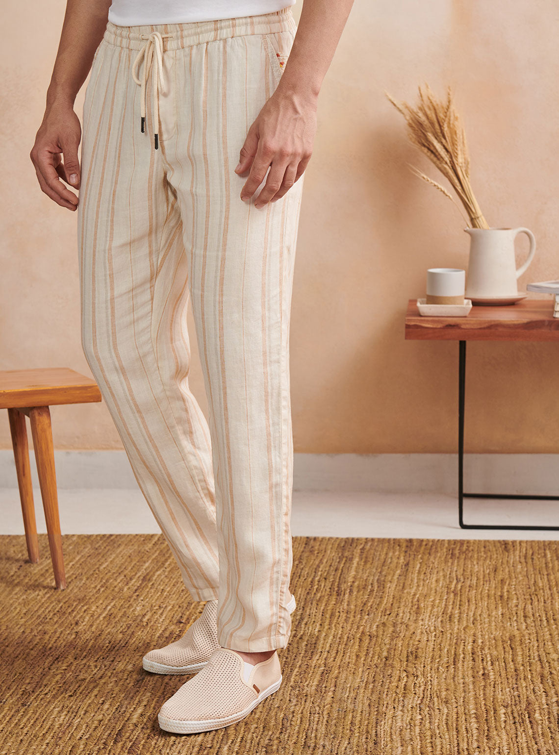 Terracotta Drawstring Pant