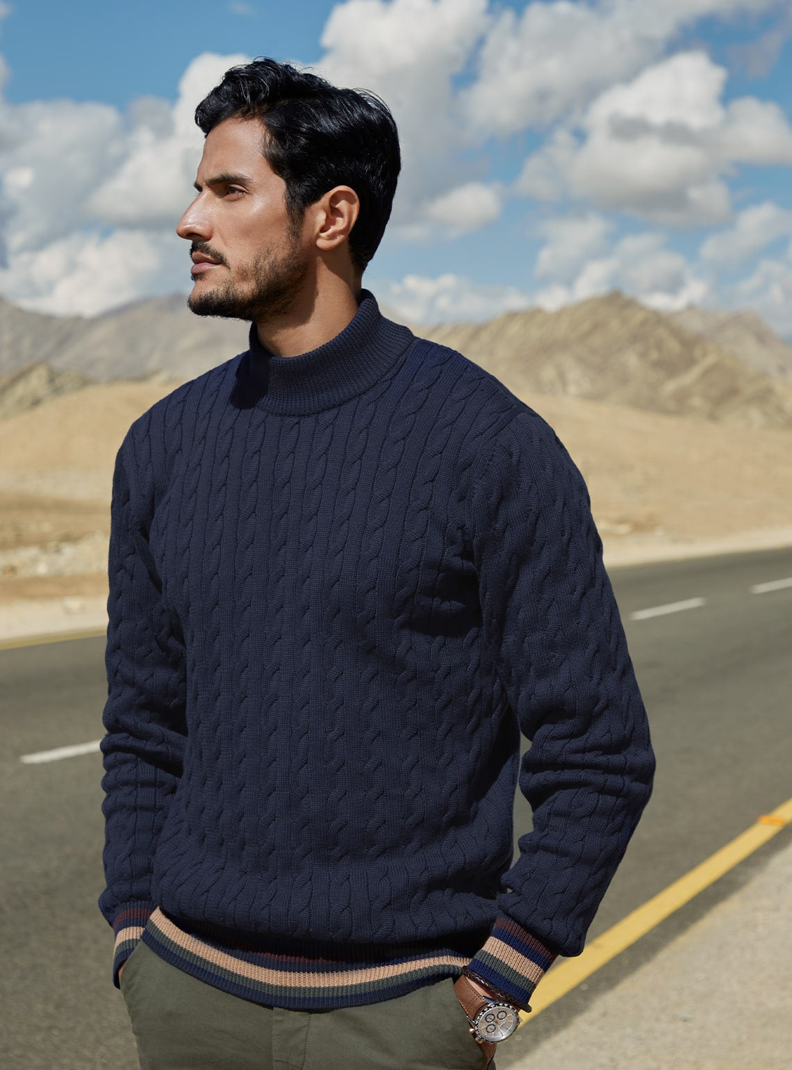 Navy Bunker Pullover