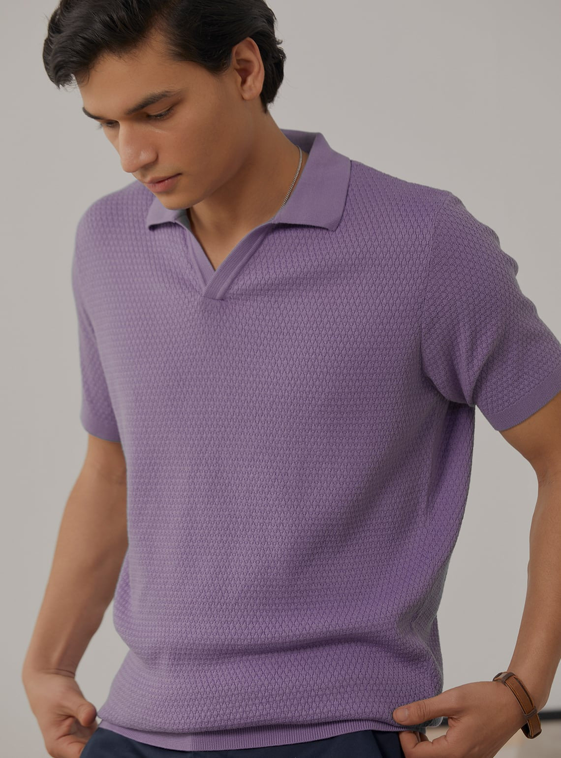 Amethyst Structured Polo