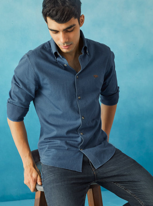 Cobalt Indigo Shirt