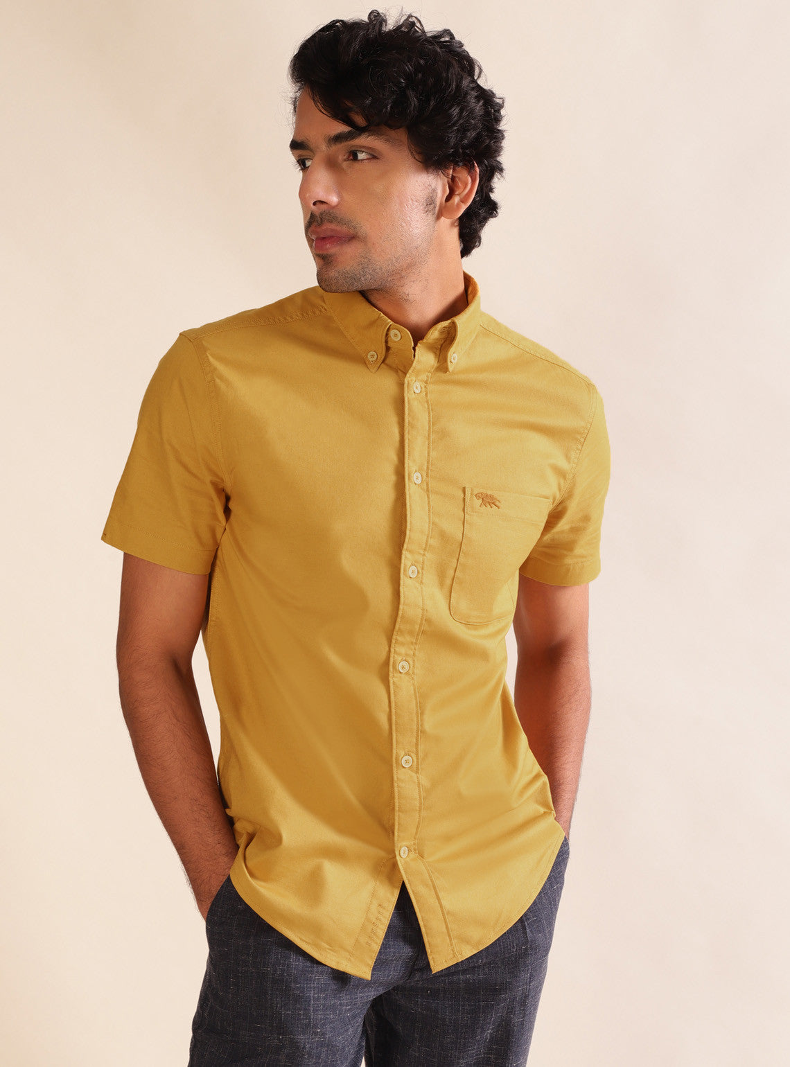 Ochre Oxford Shirt