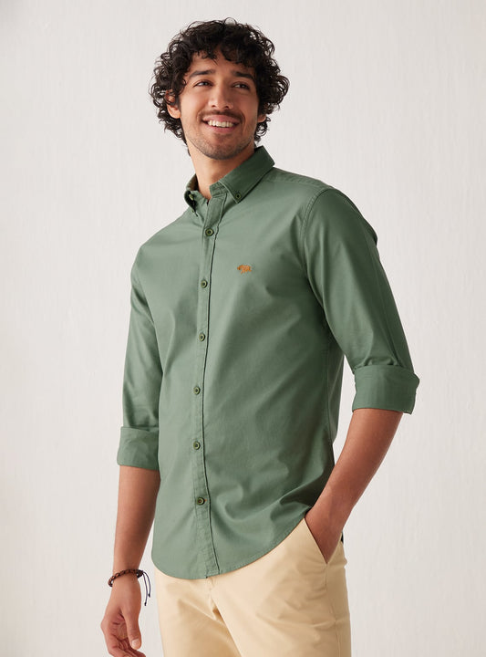 Mineral Green Cinnamon Mark Shirt