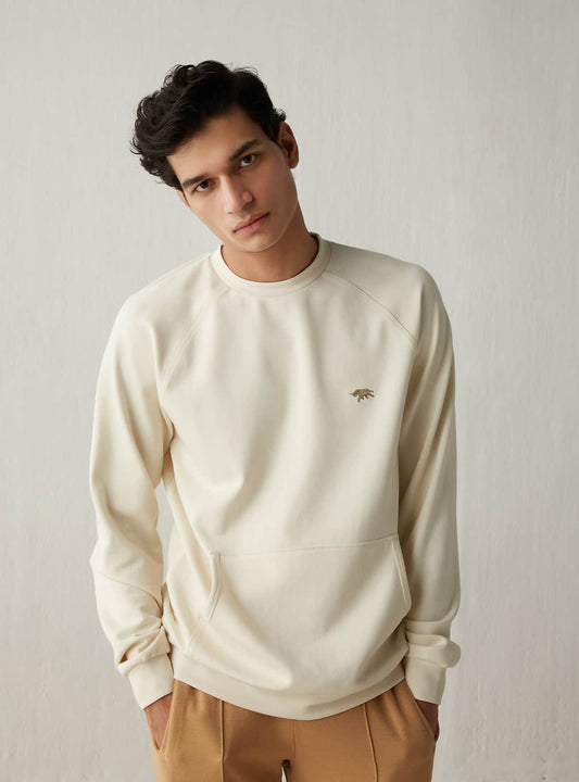 Celeste White Sweatshirt