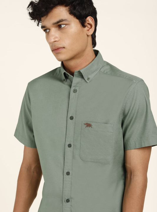 Mineral Green Shirt - Half