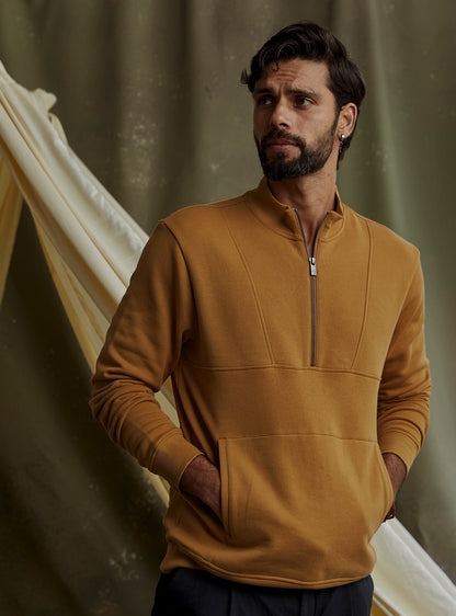 Corbett Mustard Pullover