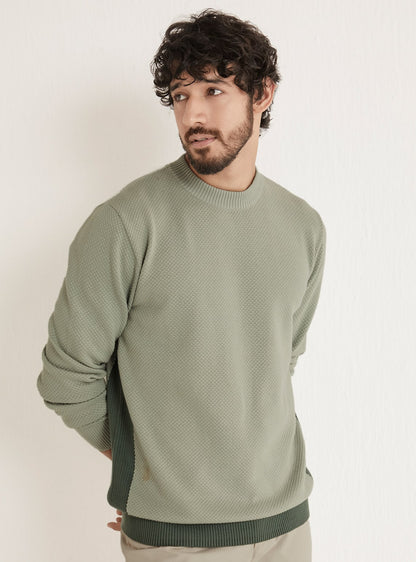 Sage Structured Pullover