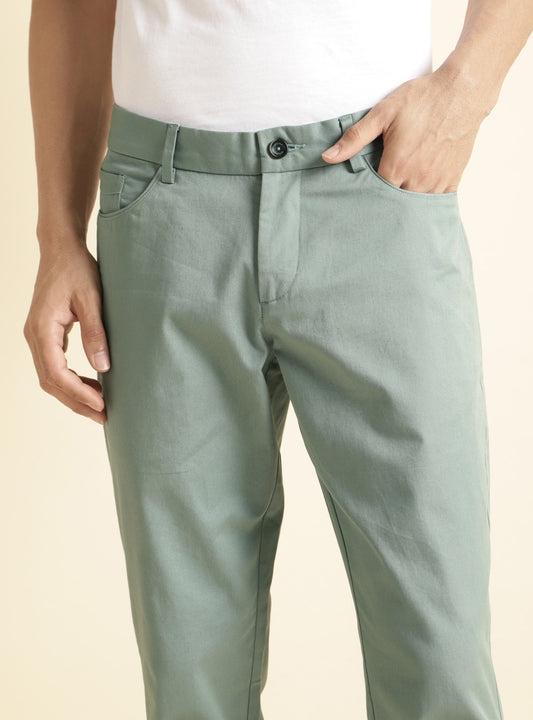 Emerald Mist Twill Chino