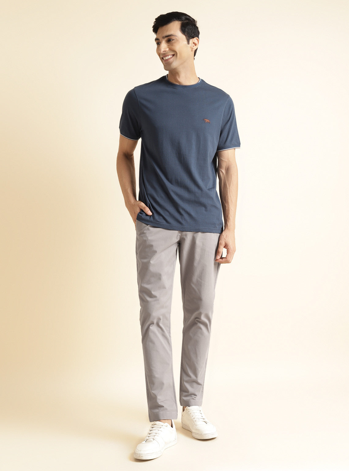 Smoke Twill Chino