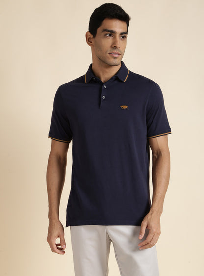 Dark Navy Tipping Polo