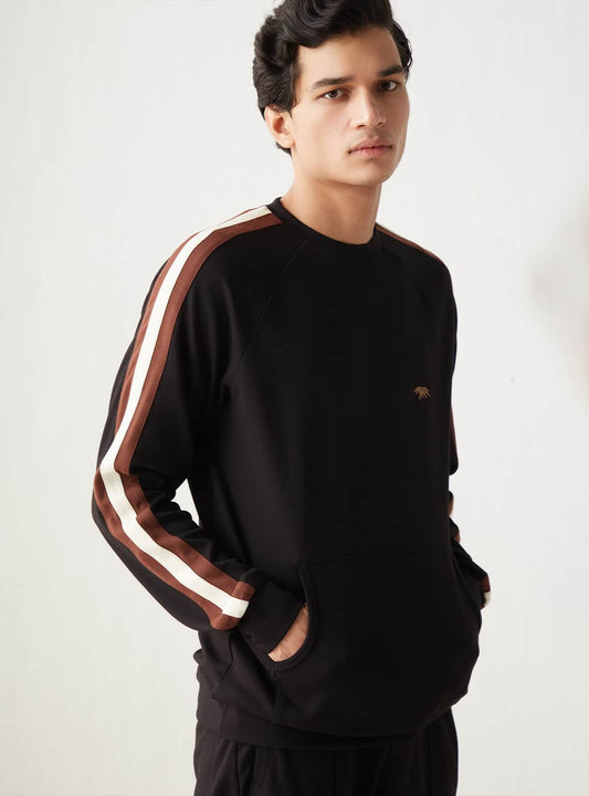 Black Track Sweatshirt