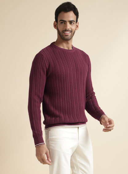 Burgundy Wine Pullover