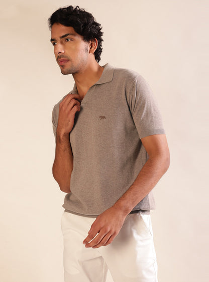 Dark Oak Melange Polo