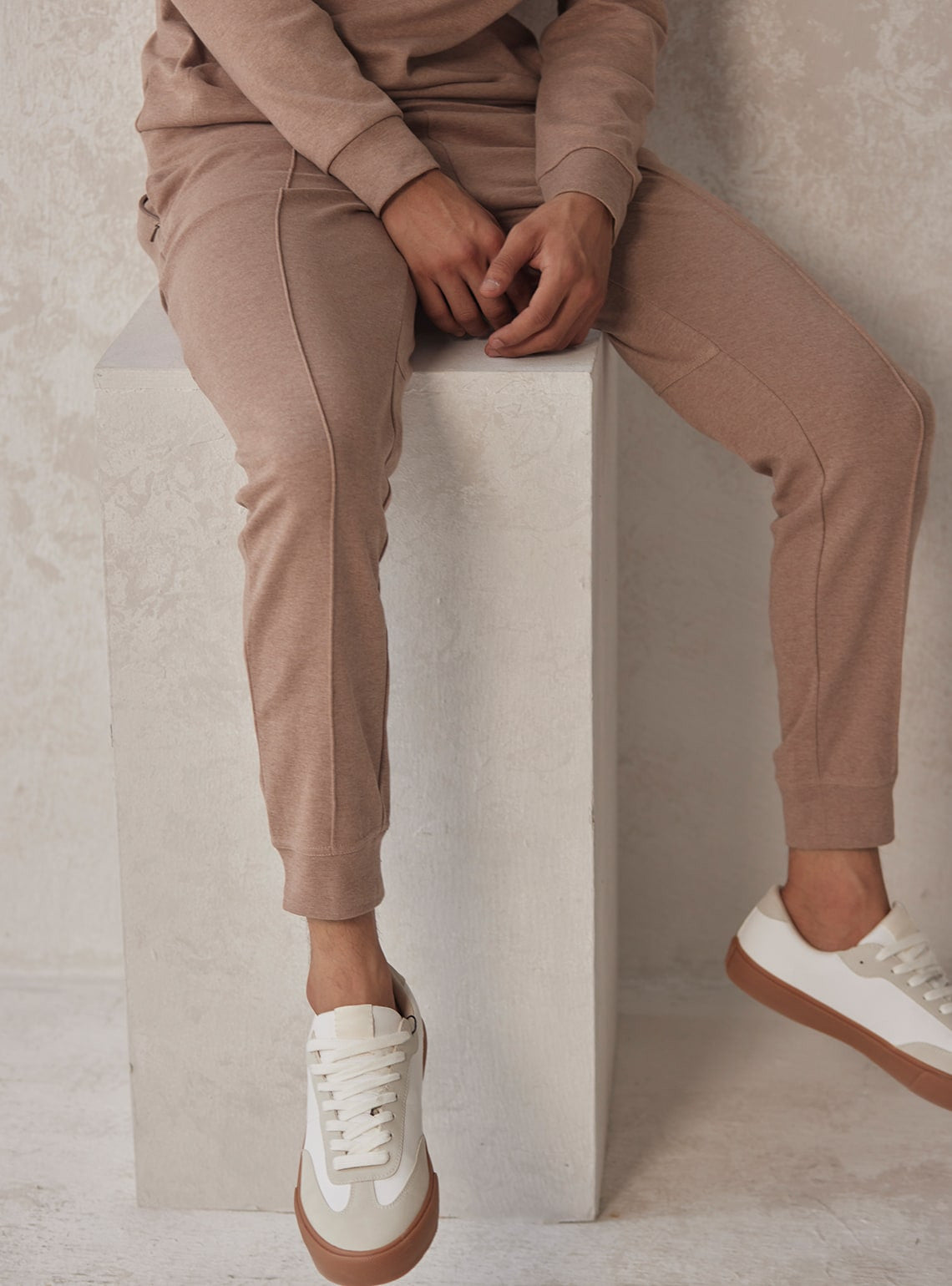 Fawn Melange Joggers