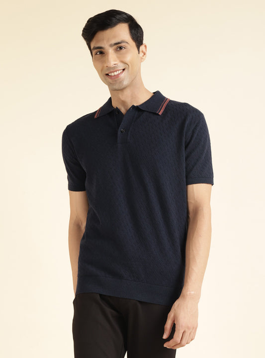 Prussian Blue Polo - Half