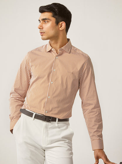 Tan Stripe Shirt