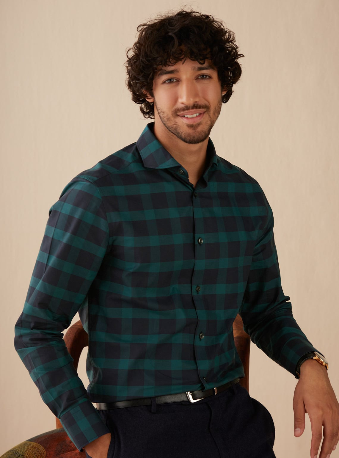 Viridian Twill Shirt