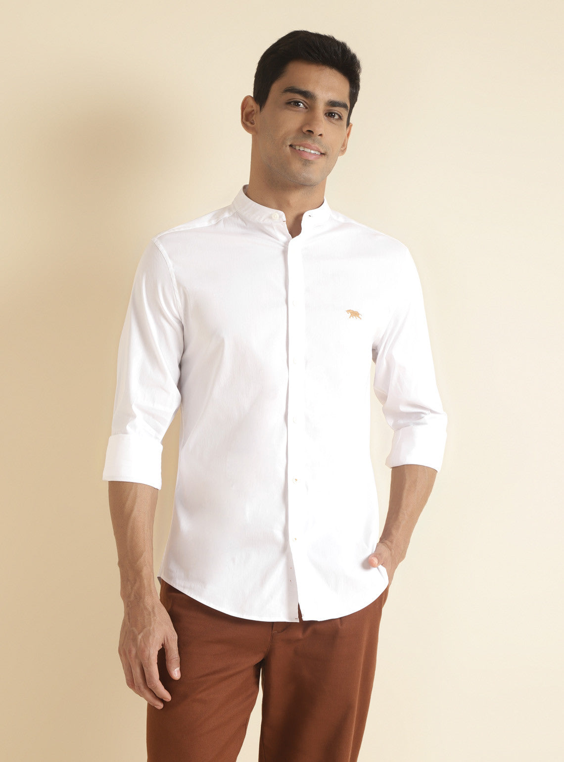 Mandarin Ivory Shirt