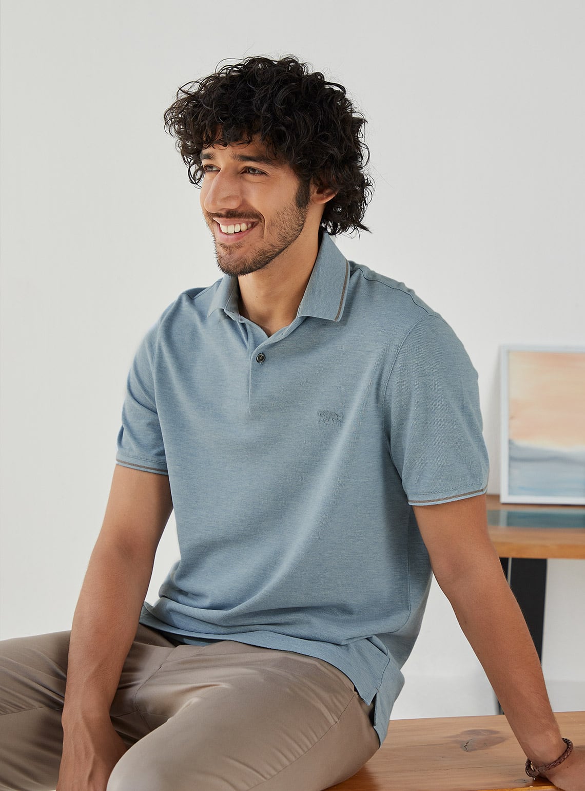 Juniper Melange Polo