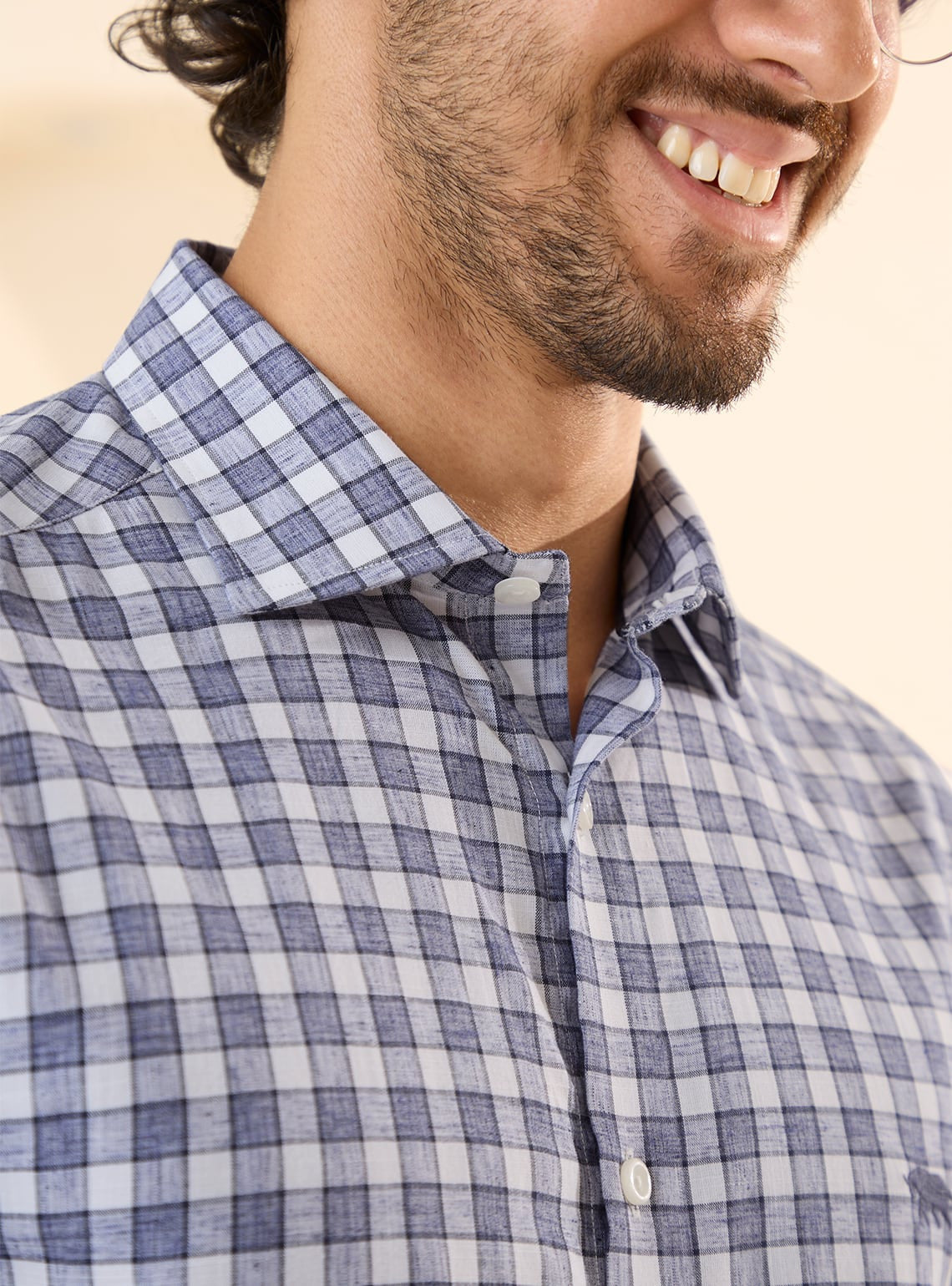 Periwinkle Check Shirt