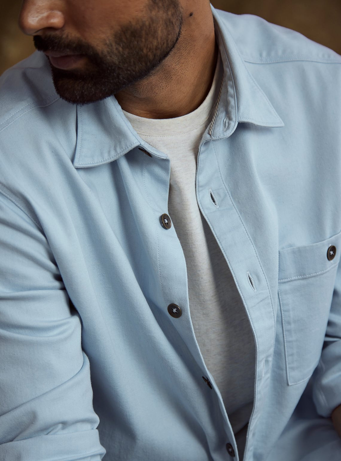 Horizon Blue Overshirt