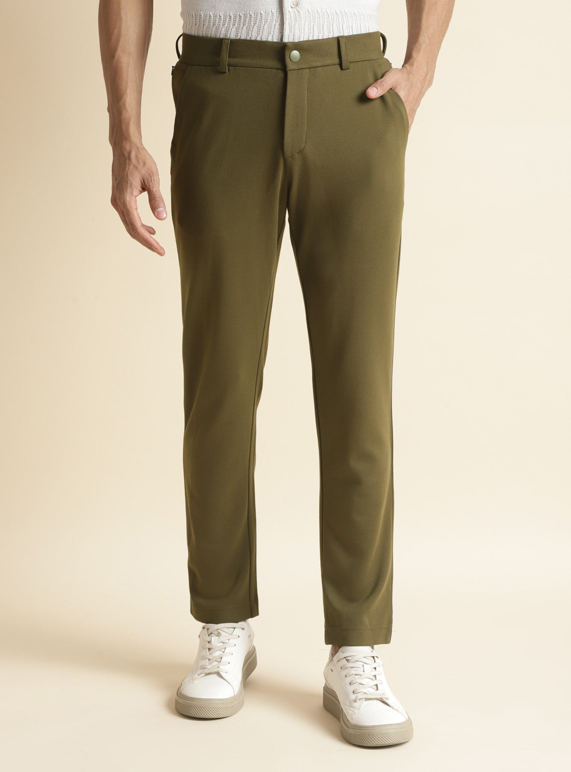 Olive Triblend Trouser