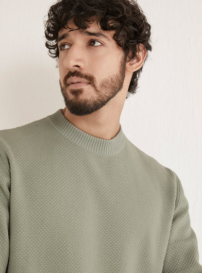 Sage Structured Pullover