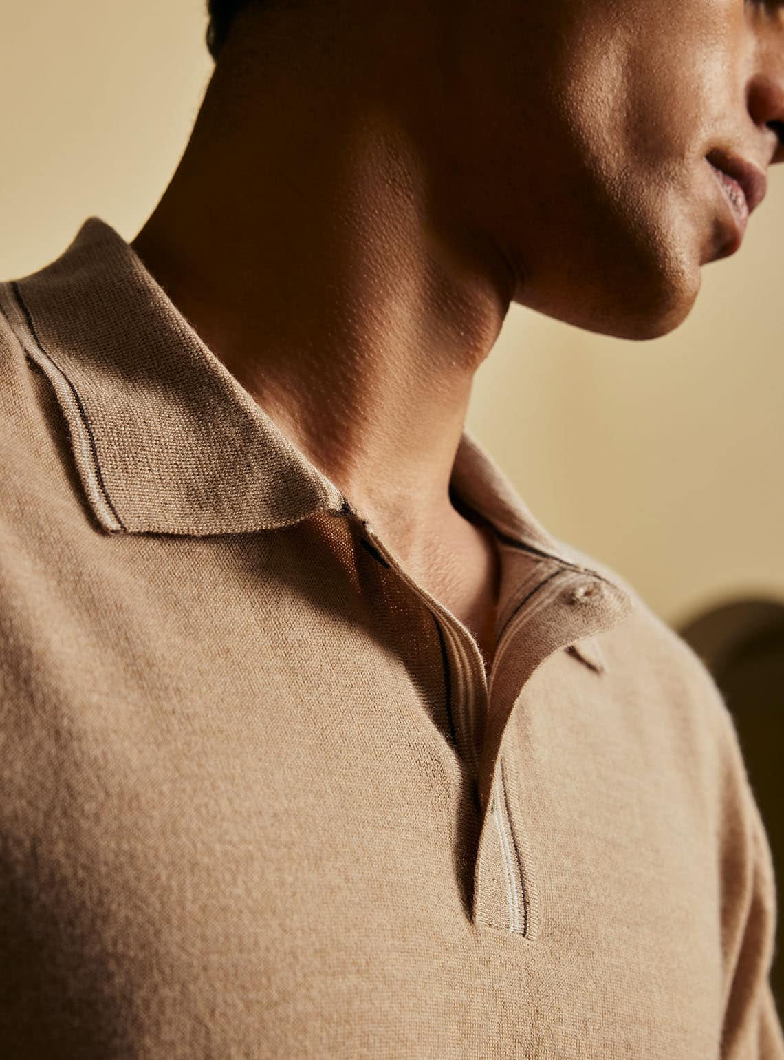 12. Oak Merino Polo