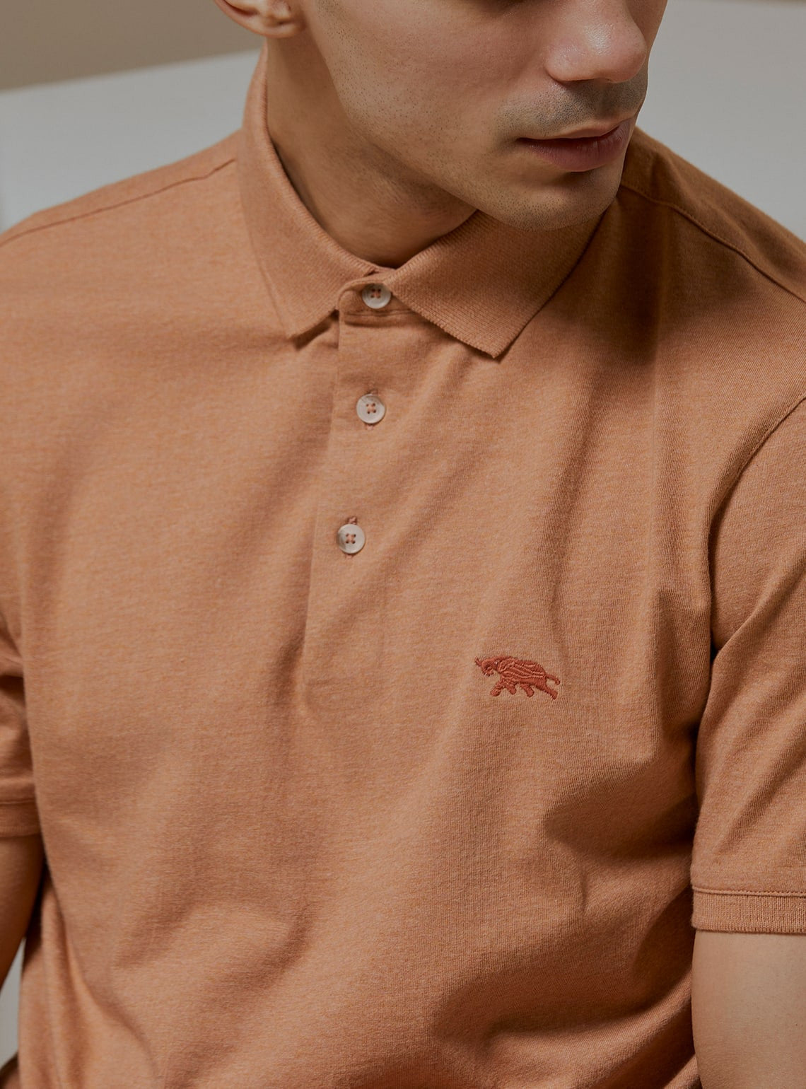 Sepia Melange Polo