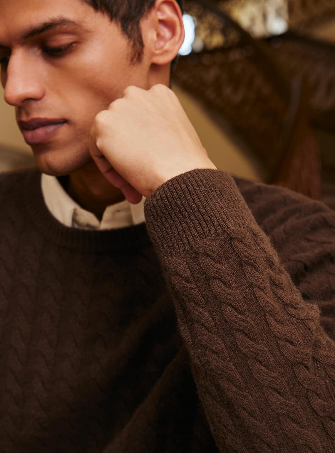 10. Cigar Cashmere Blend Pullover