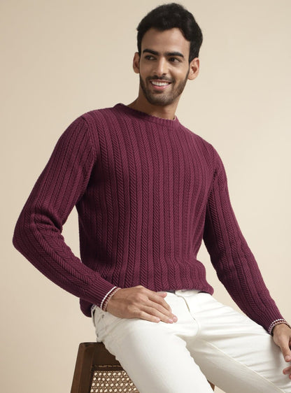 Burgundy Wine Pullover