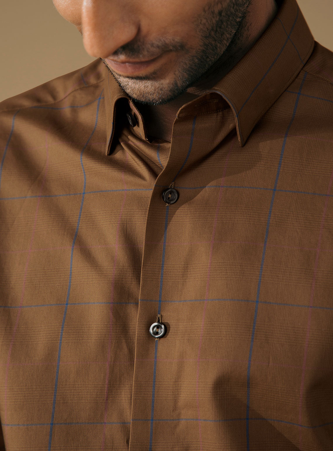 Copper Grid Shirt