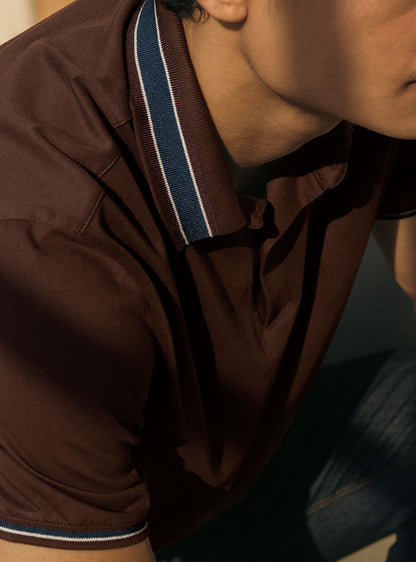 Mahogany Accent Polo