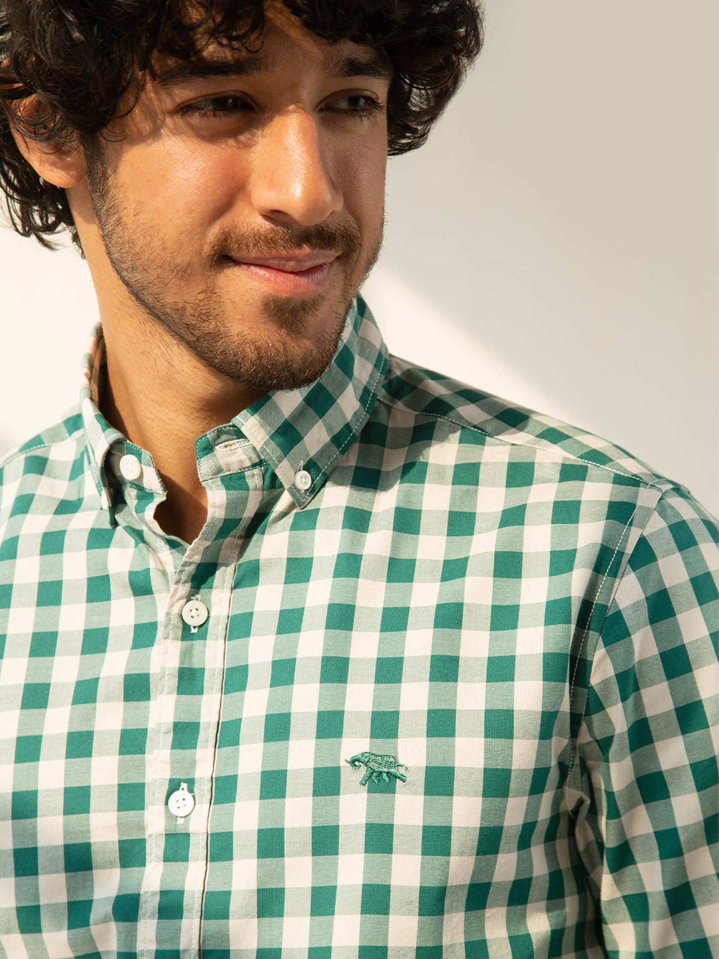 Jade Check Shirt