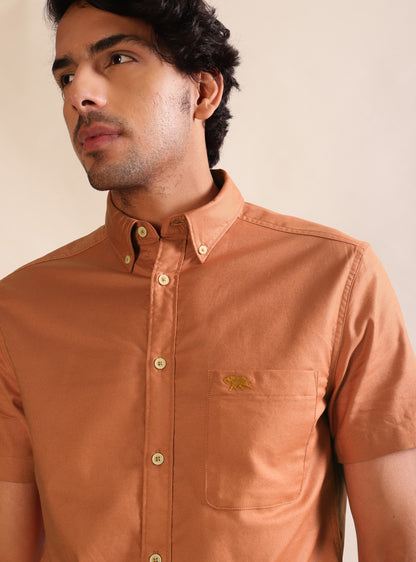 Rust Oxford Shirt