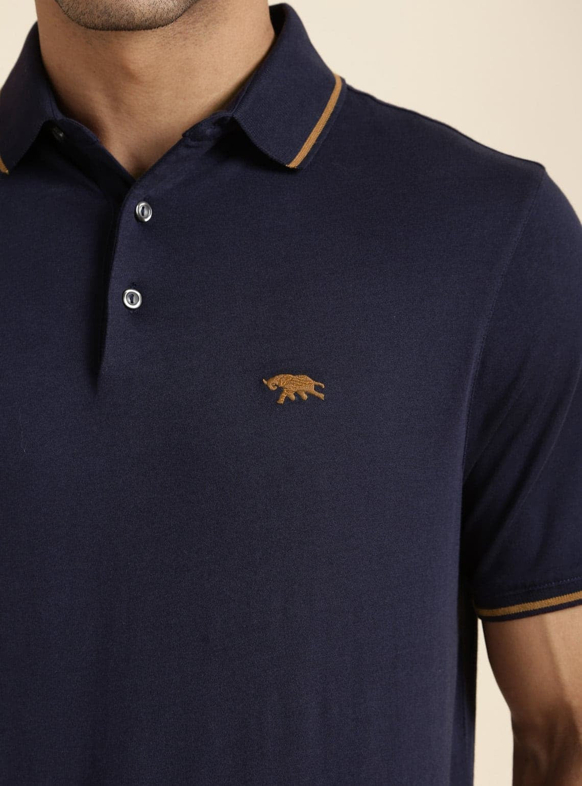 Dark Navy Tipping Polo