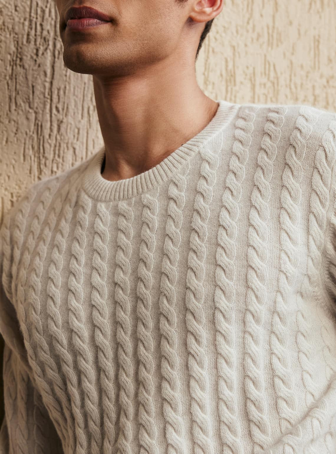 05. Ivory Cashmere Blend Pullover