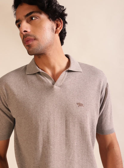 Dark Oak Melange Polo