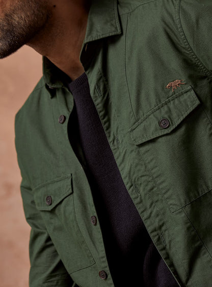 Battleship Green Overshirt