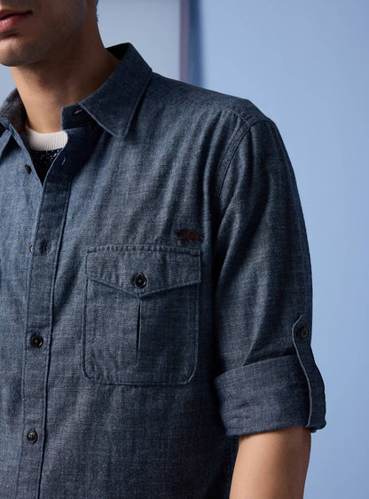 Dark Chambray Indigo