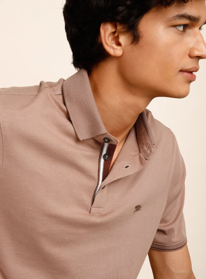 Tan Brown Polo