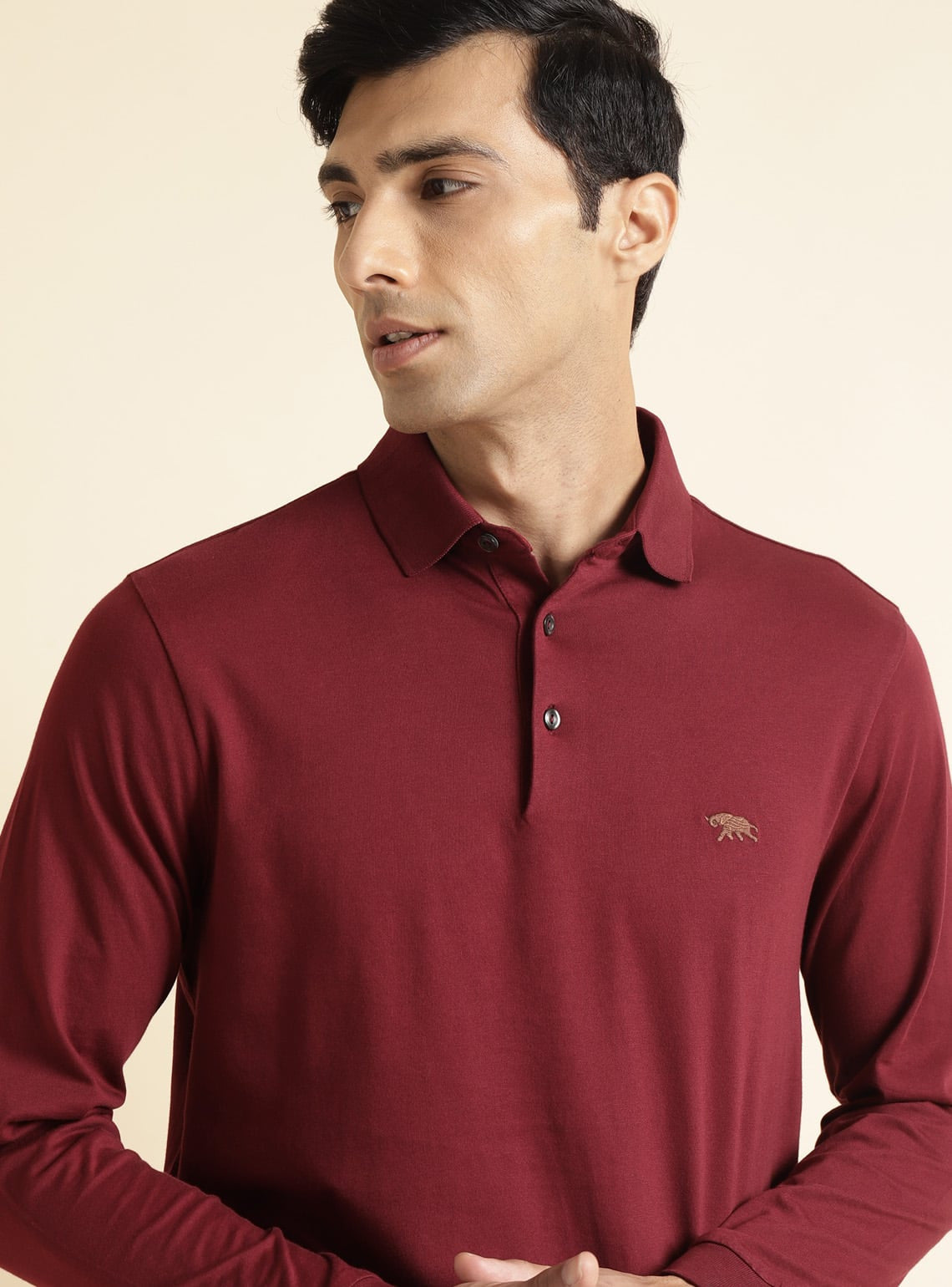 Burberry 2024 polo burgundy